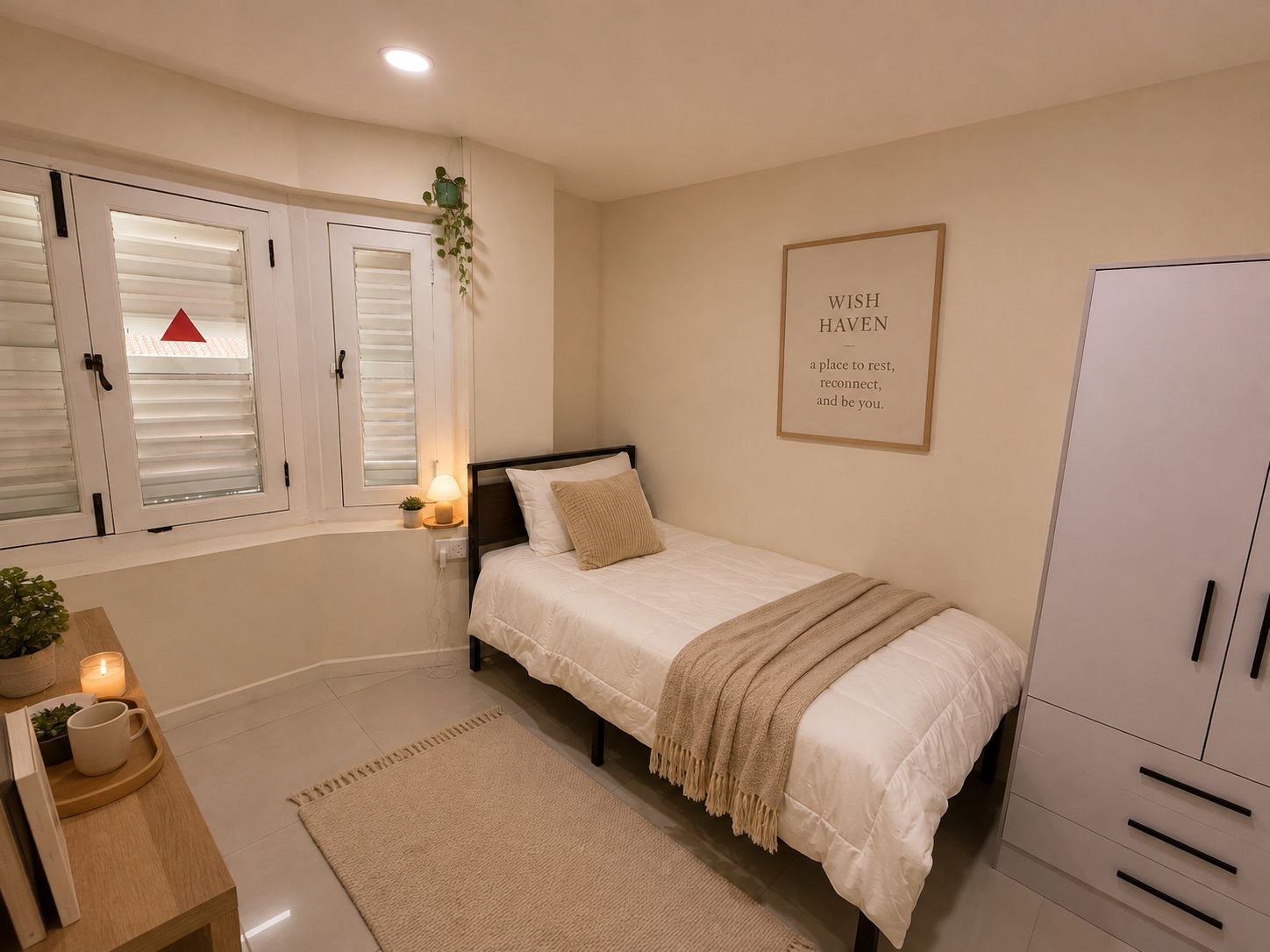 Wish Haven Superior Single room with bay window